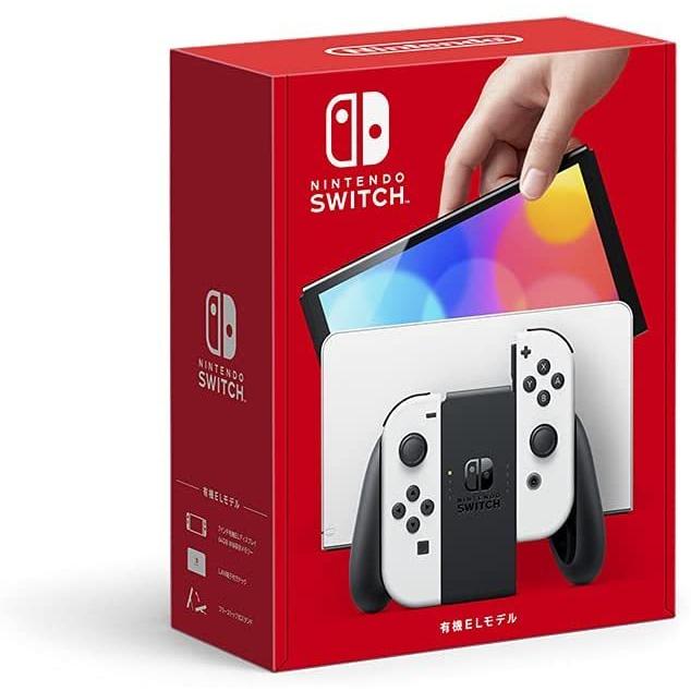 【新品】Nintendo Switch 本体 (ニンテンドースイッチ) (有機ELモデル) Joy-Con(L)/(R) ホワイト【任天堂】