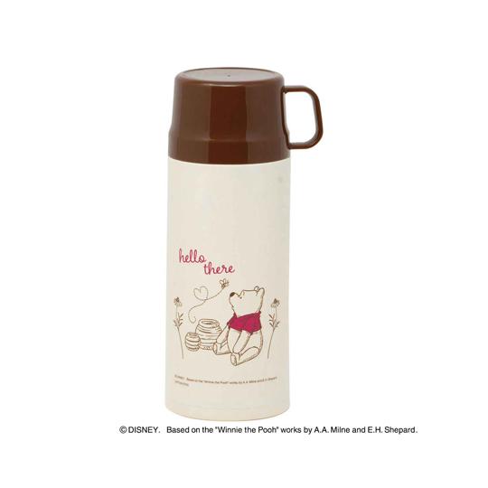 水筒 600ml ディズニー 2WAYダブルステンレスボトル くまのプーさん こんにちは パール金属 MA-2337 (54-0266-98)