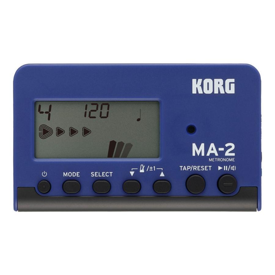 送料無料！ポストに投函・KORG MA-2-BLBK (ブルー・ブラック) カード型 電子メトロノーム