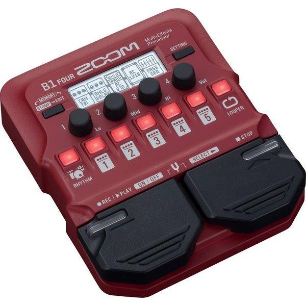 ZOOM B1 FOUR エフェクト＆アンプモデル、ルーパー、ドラムマシン
