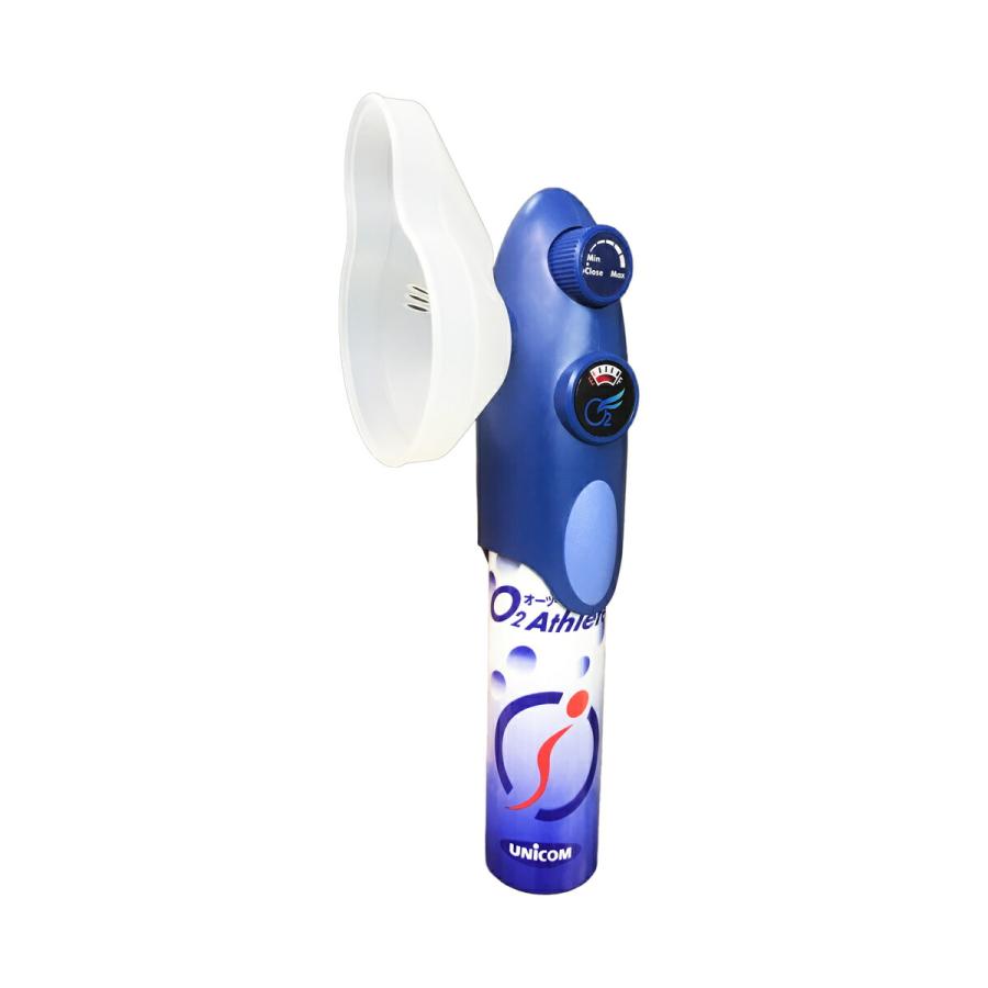 ユニコム UNICOM 携帯酸素発生器 オーツーアスリート O2 Athlete スタートキット  登山用 防災用 軽量 携帯に便利 コンパクト酸素吸入 花粉対策 鼻詰まり