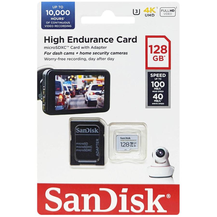 【並行輸入品】SanDisk サンディスク SDSQQNR-128G-GN6IA マイクロSDXCカード High Endurance 128GB