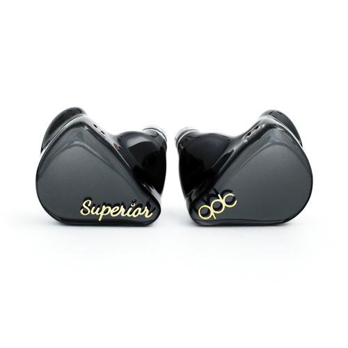 qdc QDC-SUPERIOR-BK イヤホン カナル型 3.5mm ミニプラグ 10mmシングルフルレンジダイナミックドライバー搭載 ピアノブラック