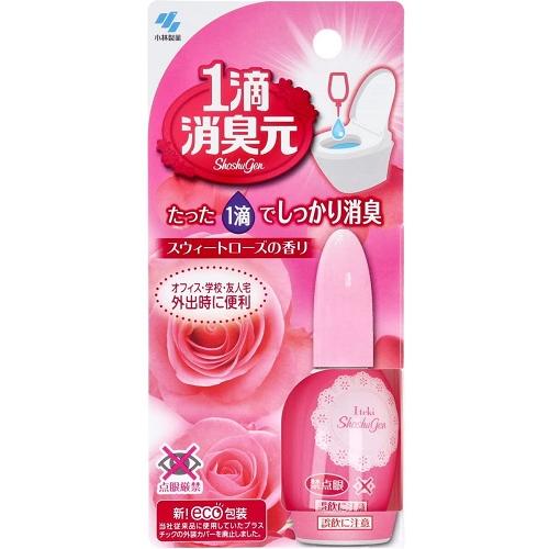 1滴消臭元 スウィートローズの香り 20ml (約640滴分)【ネコポス】送料無料 トイレ 携帯用 消臭 芳香剤