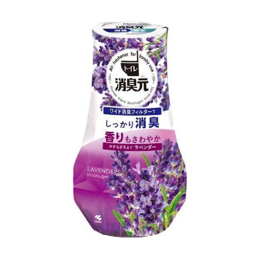 トイレの消臭元 やすらぎそよぐラベンダー 400mL ×2セット