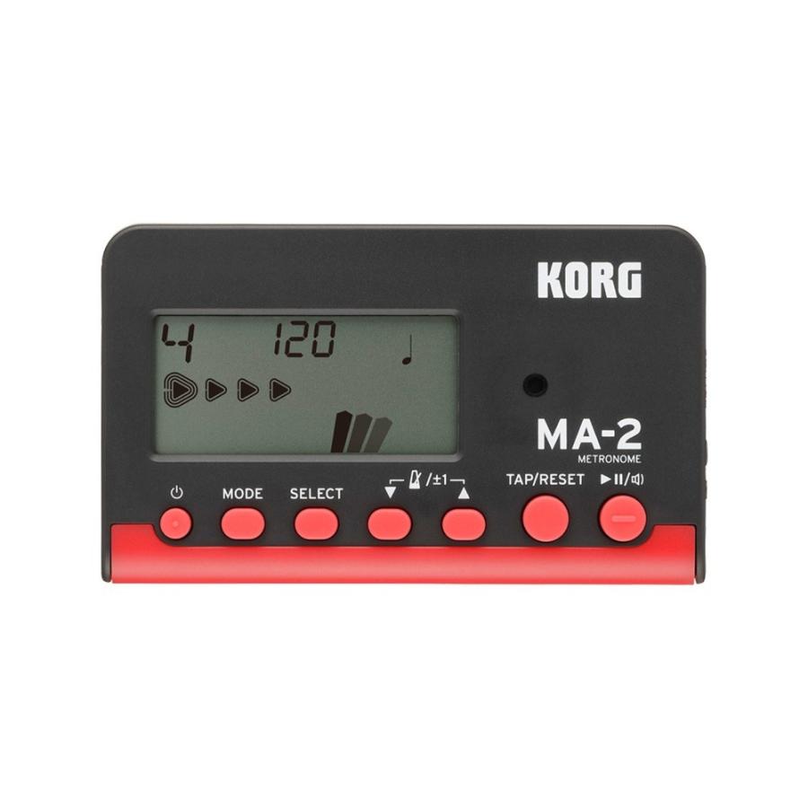 メトロノーム コルグ KORG MA-2 BKRD METRONOME 電子 小型 メトロノーム カード型メトロノーム ドラム 練習