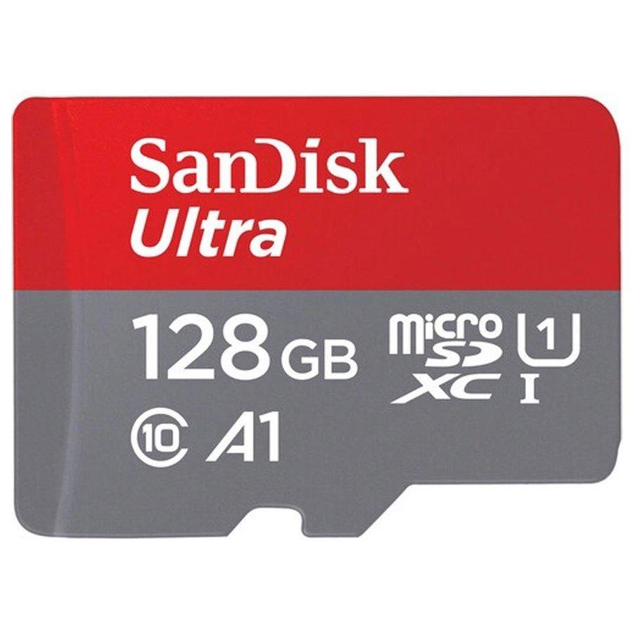 SanDisk サンディスク microSDXCカード マイクロSD Ultra Class10 UHS-I A1 R:140MB/s SDSQUAB-128G-GN6MN  アダプター無し [海外リテール品]