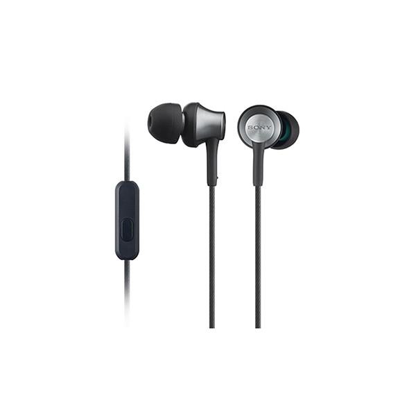 SONY MDR-EX650APBQ ブラスブラック カナル型 高音質 スマートフォン用 リモコン付き イヤホン