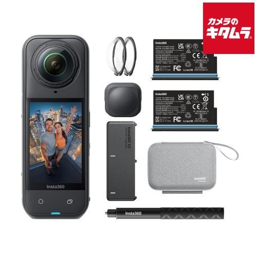 Insta360 X5 エッセンシャルバンドル（CINSAAHA-X504） ビデオカメラ 4K 5.7K  8K 小型 高画質 ウェアラブル 全天球360度カメラ 《納期約１−２週間》