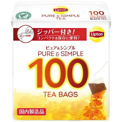 リプトン ピュア＆シンプルティー １００Ｐ×24個 (爆買)