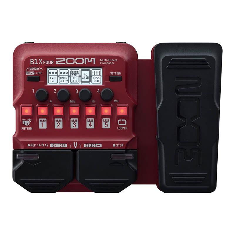 ZOOM/「B1X FOUR」ベース用マルチエフェクター Multi-Effects Processor〈ズーム〉