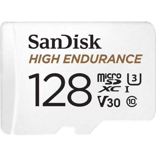 SanDisk高耐久ドライブレコーダーアクションカメラ対応microSDXC128GBSDSQQNR-128Gサンディスク海外パッケージ品