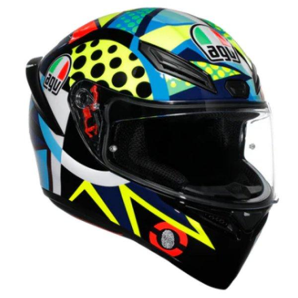 【メーカー在庫あり】 18394007067-S エージーブイ AGV フルフェイスヘルメット K1 S 067-ROSSI WINTER TEST 2020 Sサイズ SP店