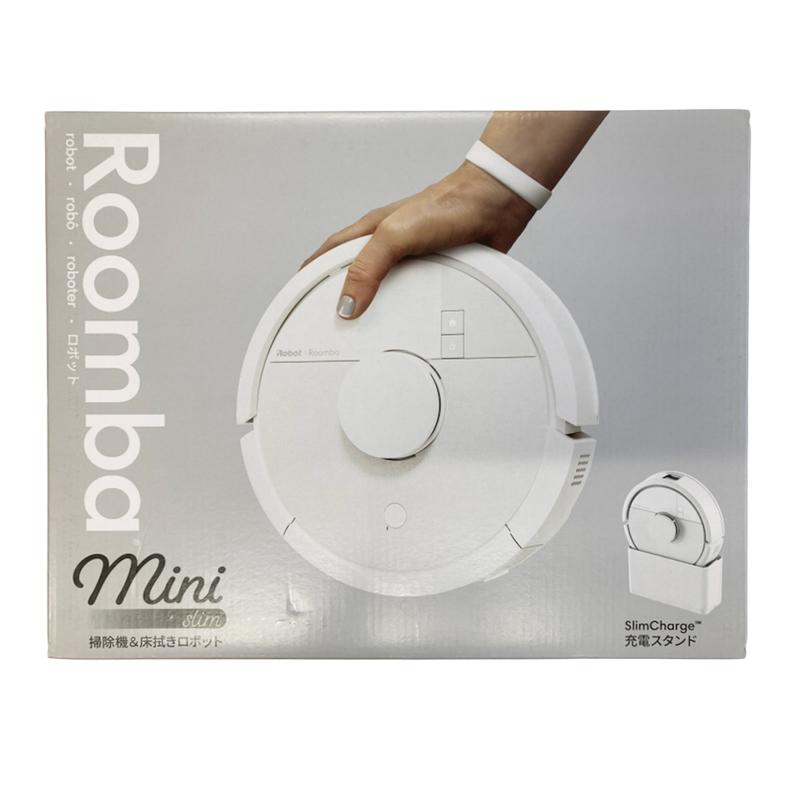 iRobot ルンバ Mini Slim 掃除機＆床拭きロボット +SlimCharge 充電スタンド F115260 2710070124459 【代引き支払い不可】【北海道沖縄離島は送料別途】-FC-