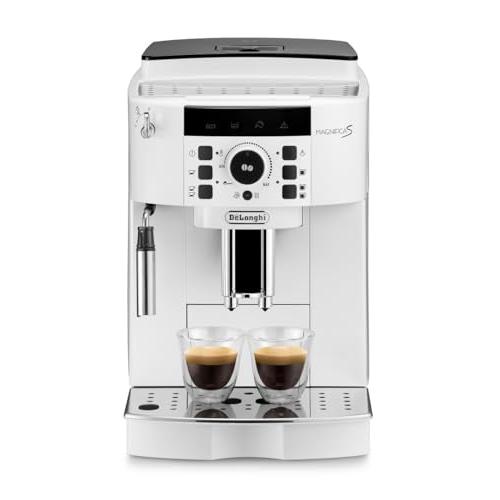 De'Longhi デロンギ 全自動コーヒーマシン マグニフィカS ECAM22112W コーヒーメーカー エスプレッソマシン アイスコーヒー 全2メニュー カフェジャ