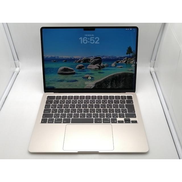 【中古】Apple MacBook Air 13インチ (M4,2025) M4(CPU:10C/GPU:10C) 16GB/512GB スターライト MW103J/A【OSU301】保証期間１ヶ月【ランクA】
