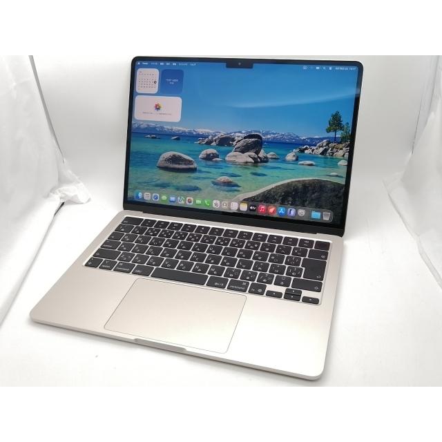 【中古】Apple MacBook Air 13インチ (M4,2025) M4(CPU:10C/GPU:8C) 16GB/256GB スターライト MW0Y3J/A【大須2】保証期間１ヶ月【ランクA】
