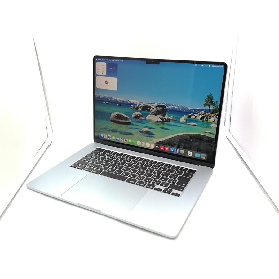 【中古】Apple MacBook Air 15インチ (M4,2025) M4(CPU:10C/GPU:10C) 16GB/256GB スカイブルー MC7A4J/A【大宮東口】保証期間１ヶ月【ランクA】