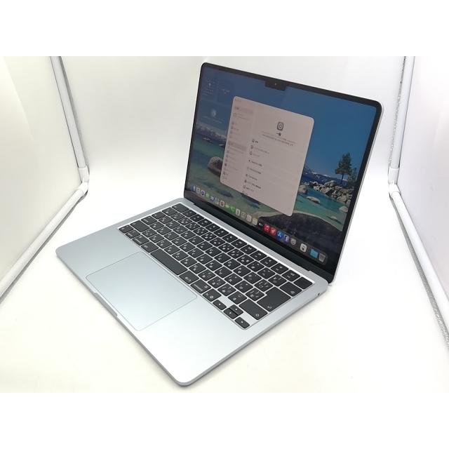 【中古】Apple MacBook Air 13インチ (M4,2025) M4(CPU:10C/GPU:8C) 16GB/256GB スカイブルー MC6T4J/A【大宮東口】保証期間１ヶ月【ランクA】