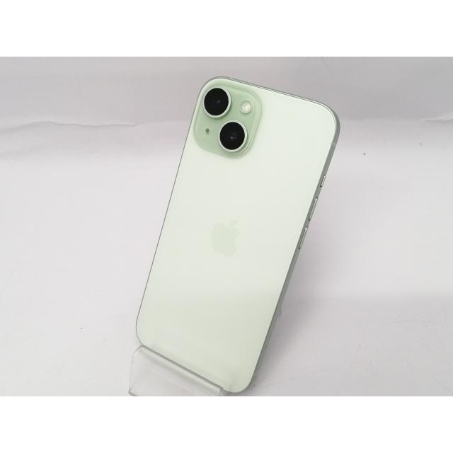 【中古】Apple 国内版 【SIMフリー】 iPhone 15 128GB グリーン MTMM3J/A【川越クレアモール】保証期間１ヶ月【ランクA】