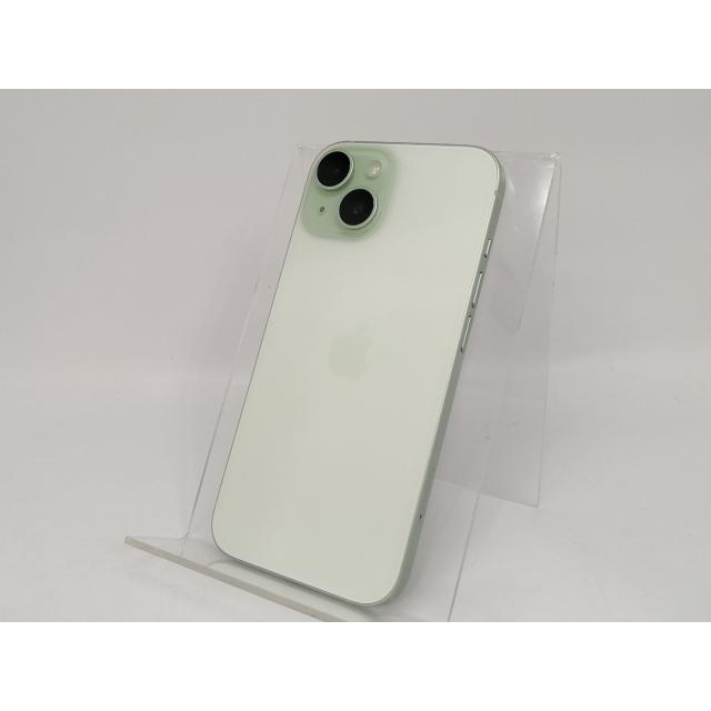 【中古】Apple SoftBank 【SIMフリー】 iPhone 15 128GB グリーン MTMM3J/A【東池袋1丁目】保証期間１ヶ月【ランクA】