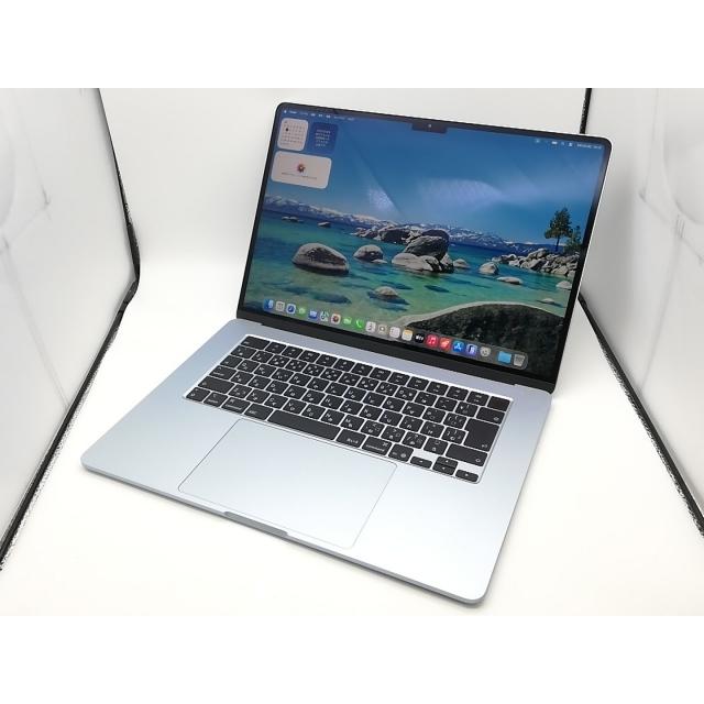【中古】Apple MacBook Air 15インチ (M4,2025) M4(CPU:10C/GPU:10C) 16GB/256GB スカイブルー MC7A4J/A【鹿児島中町】保証期間１ヶ月【ランクA】