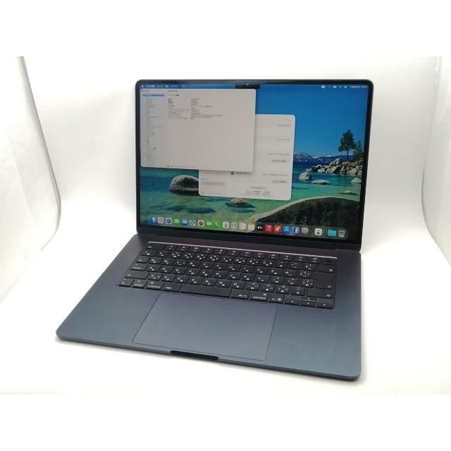 【中古】Apple MacBook Air 15インチ (M4,2025) M4(CPU:10C/GPU:10C) 16GB/512GB ミッドナイト MW1M3J/A【千葉】保証期間１ヶ月【ランクA】