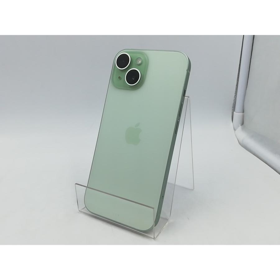 【中古】Apple 国内版 【SIMフリー】 iPhone 15 128GB グリーン MTMM3J/A【千葉】保証期間１ヶ月【ランクA】