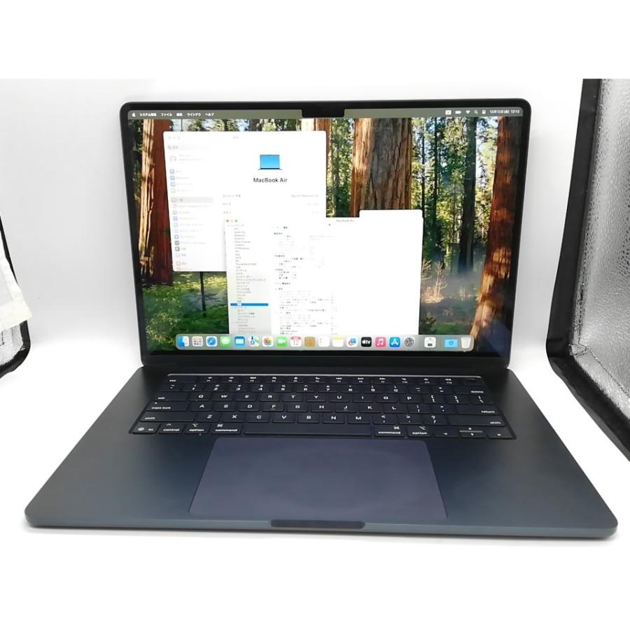 【中古】Apple MacBook Air 15インチ (M4,2025) M4(CPU:10C/GPU:10C) 16GB/512GB ミッドナイト MW1M3J/A【道玄坂】保証期間１ヶ月【ランクB】