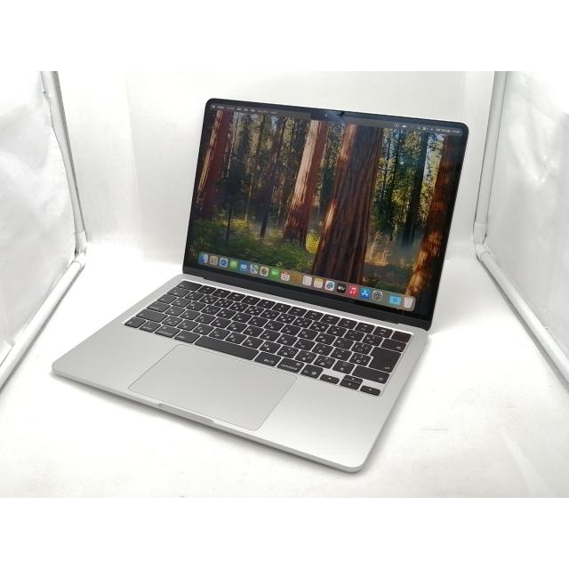 【中古】Apple MacBook Air 13インチ (M4,2025) M4(CPU:10C/GPU:8C) 16GB/256GB シルバー MW0W3J/A【新宿2】保証期間１ヶ月【ランクA】