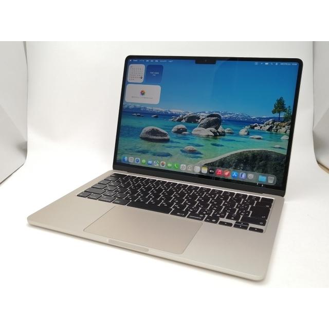 【中古】Apple MacBook Air 13インチ (M4,2025) M4(CPU:10C/GPU:10C) 16GB/512GB スターライト MW103J/A【新宿2】保証期間１ヶ月【ランクC】