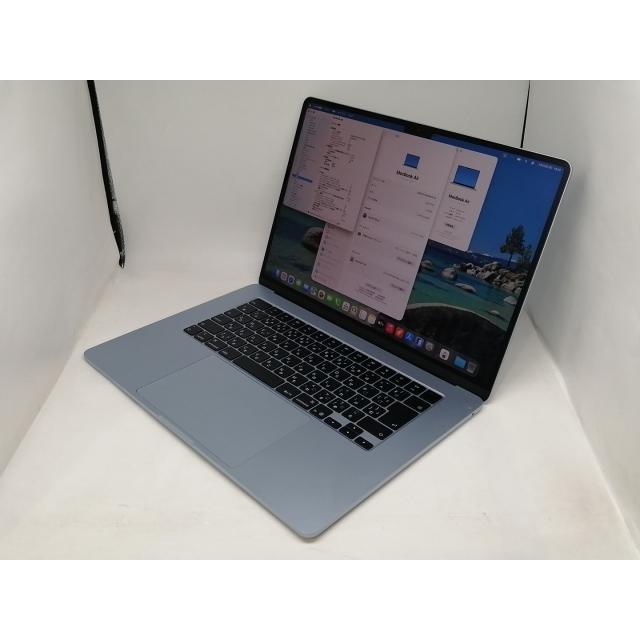 【中古】Apple MacBook Air 15インチ (M4,2025) M4(CPU:10C/GPU:10C) 16GB/256GB スカイブルー MC7A4J/A【日本橋3】保証期間１ヶ月【ランクB】