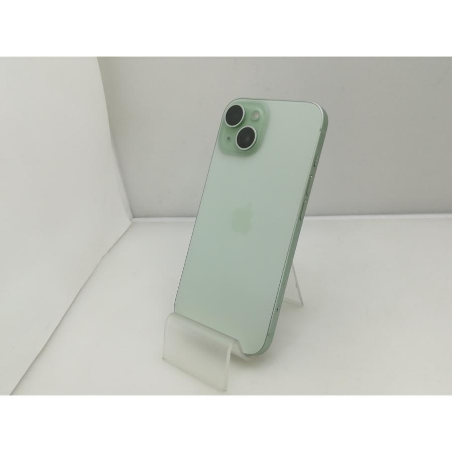 【中古】Apple 国内版 【SIMフリー】 iPhone 15 128GB グリーン MTMM3J/A【大須】保証期間１ヶ月【ランクA】