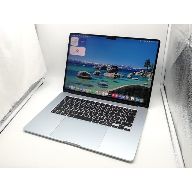 【中古】Apple MacBook Air 15インチ (M4,2025) M4(CPU:10C/GPU:10C) 16GB/256GB スカイブルー MC7A4J/A【横浜】保証期間１ヶ月【ランクA】
