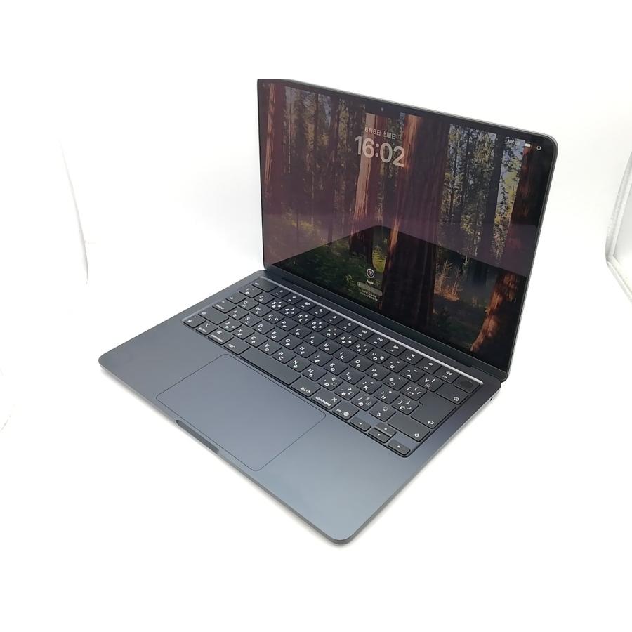 【中古】Apple MacBook Air 13インチ (M4,2025) M4(CPU:10C/GPU:8C) 16GB/256GB ミッドナイト MW123J/A【熊本】保証期間１ヶ月【ランクA】