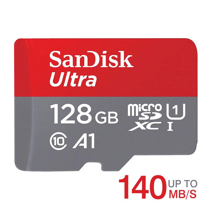 マイクロsdカード microSDカード microSDXC 128GB SanDisk R:140MB/s A1対応 CLASS10 UHS-1 U1 SDSQUAB-128G-GN6MN並行輸入品 Nintendo Switch対応 翌日配達