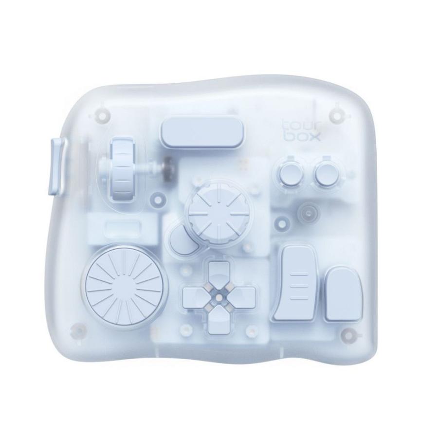TourBox(ツアーボックス) 左手デバイス TourBox Elite Plus(iPadOS /  macOS /  Windowsグレイシャーブルー) TBEP-GB 返品種別A