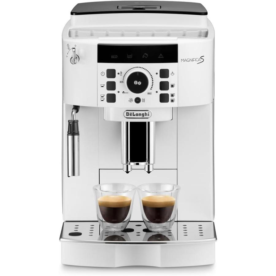 De'Longhi デロンギ 全自動コーヒーマシン マグニフィカS ECAM22112W エスプレッソ カフェジャポーネ搭載 珈琲豆挽き ミルクフロッサー【新品】