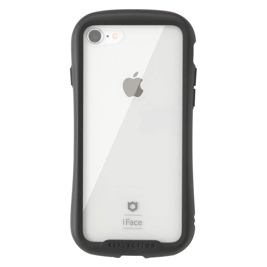 iFace Reflection iPhone SE(第3世代/第2世代)/8/7 クリアケース 強化ガラス (ブ