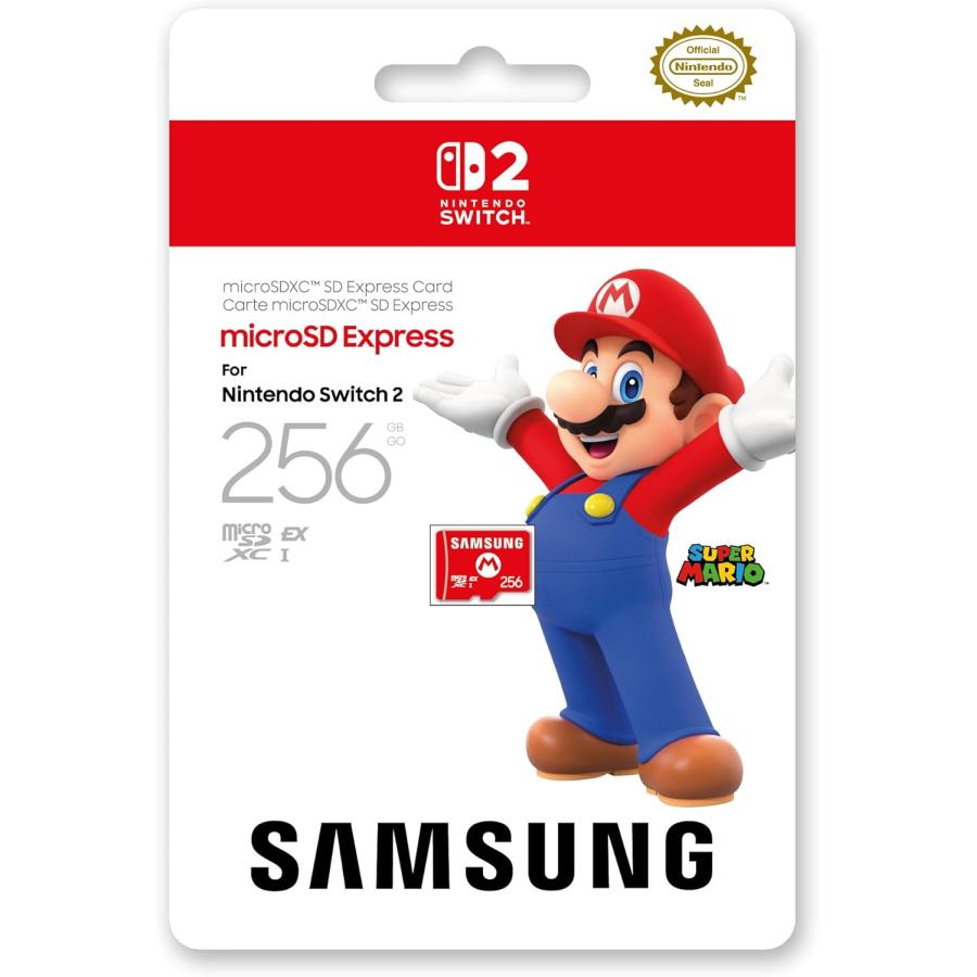 SAMSUNG サムスン Switch2 Samsung microSD Express Card 256GB for Nintendo Switch 2