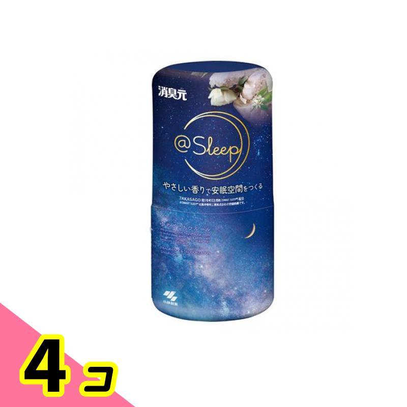 消臭元@Sleep ゆめごこちフルール 400mL (本体) 4個セット