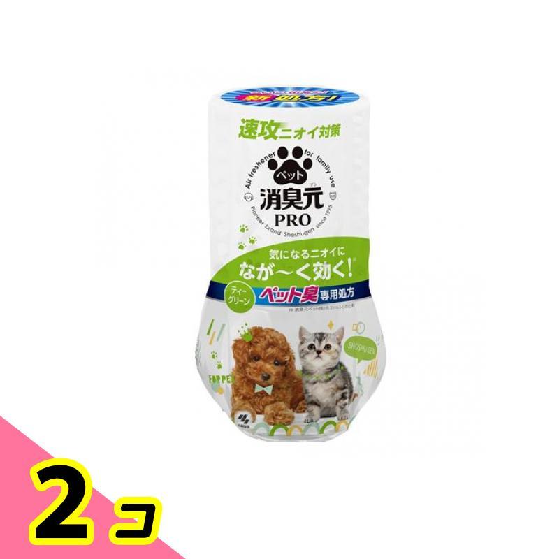 消臭元PRO(プロ) ペット ティーグリーン 400mL 2個セット