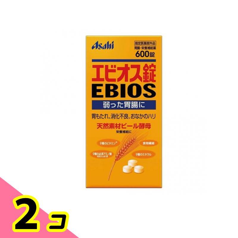 アサヒ EBIOS エビオス錠 600錠 2個セット