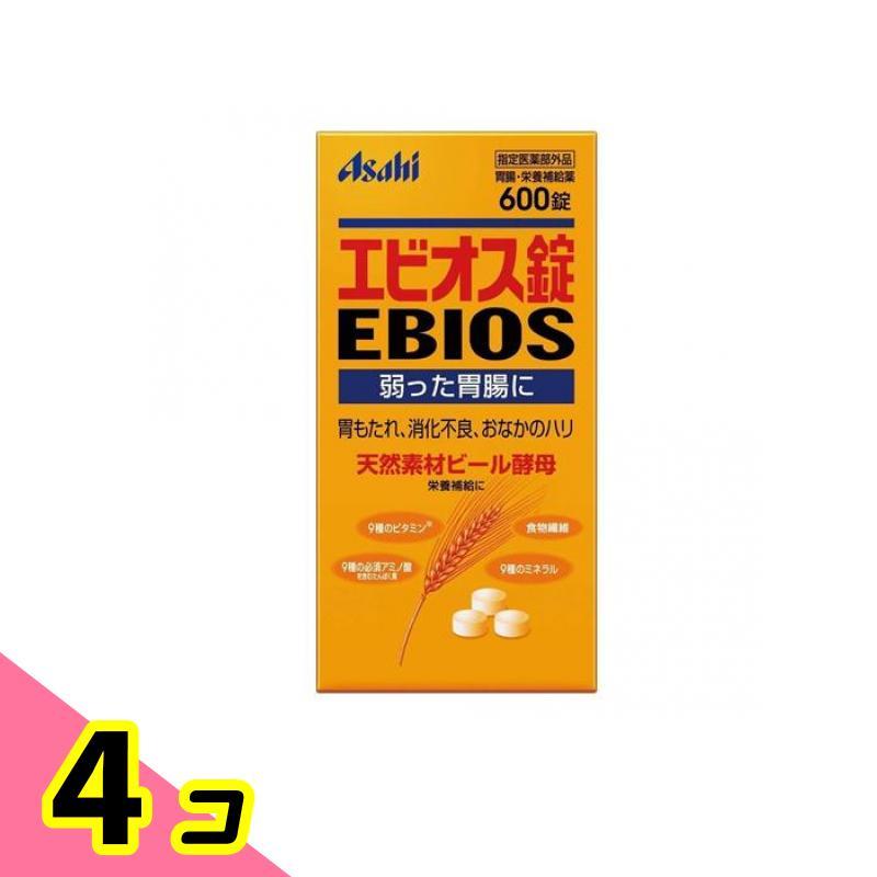 アサヒ EBIOS エビオス錠 600錠 4個セット