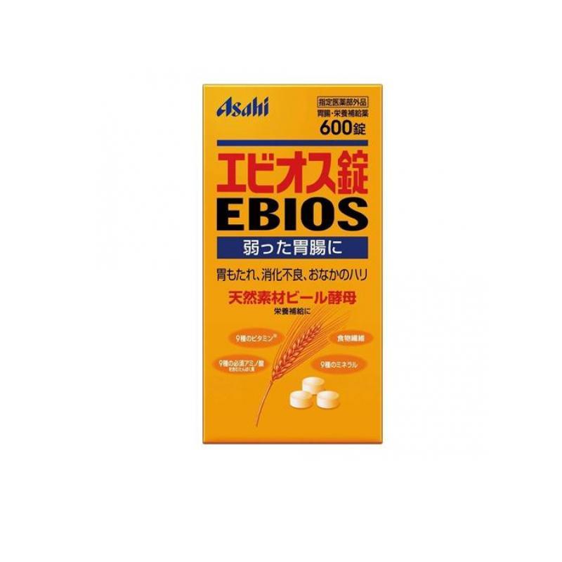 2980円以上で注文可能  アサヒ EBIOS エビオス錠 600錠 (1個)