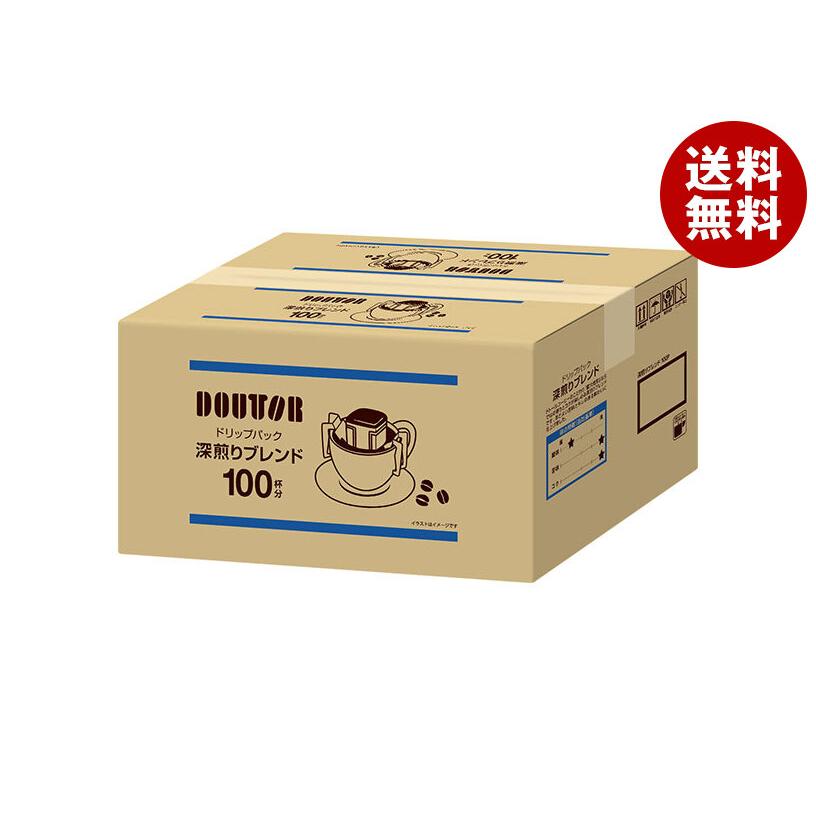 ドトールコーヒー ドトール ドリップパック 深煎りブレンド (7g×100P)×1個入×(2ケース)｜ 送料無料