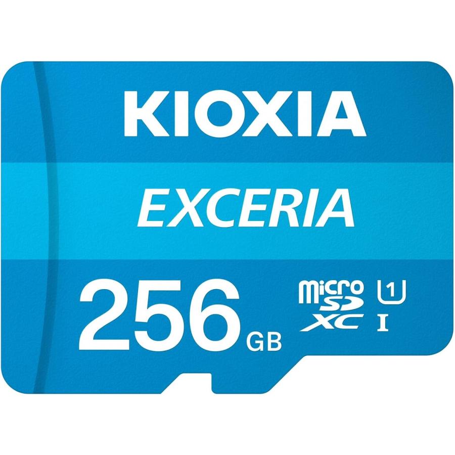 KIOXIA(キオクシア) 旧東芝メモリ microSD 256GB UHS-I Class10 (最大読出速度100MB/s) 変換アダプター付 Nintendo Switch動作確認済 KLMEA256G