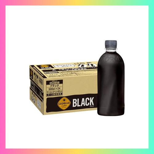 コカ・コーラ ジョージア ブラック ラベルレス 500mlPET ×24本