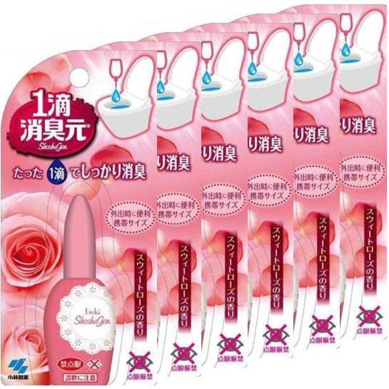 配送料無料 1滴消臭元 スウィートローズの香り 20mL×6個セット(335)