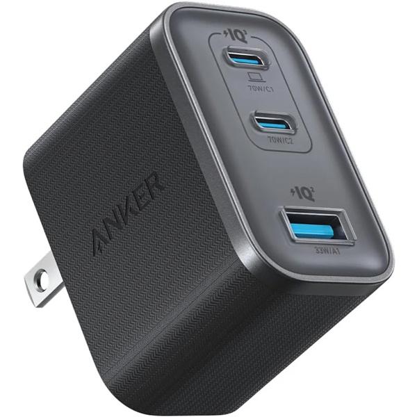 アンカー・ジャパン A121AN11 Anker Nano Charger (70W 3 Ports) ブラック